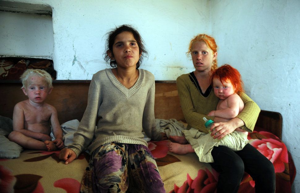 Meta TV - Famille roms bulgares /AFP