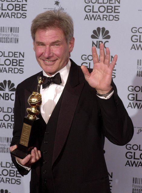Lorsqu'il a reçu le prix Cecile B. DeMille pour l'ensemble de sa carrière, aux Golden Globes Awards en 2002.