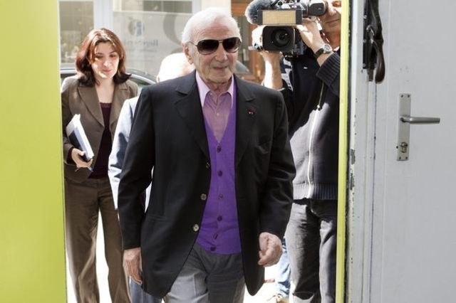 Charles Aznavour, ici à Genève, en mars 2011