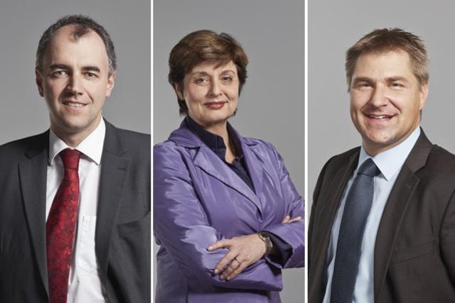 Heisses Eisen: Innenpolitisch kommt Bewegung in die EWR-Debatte. Christophe Darbellay (CVP), Anita Fetz (SP) und Toni Brunner (SVP) vertreten unterschiedliche Standpunkte.