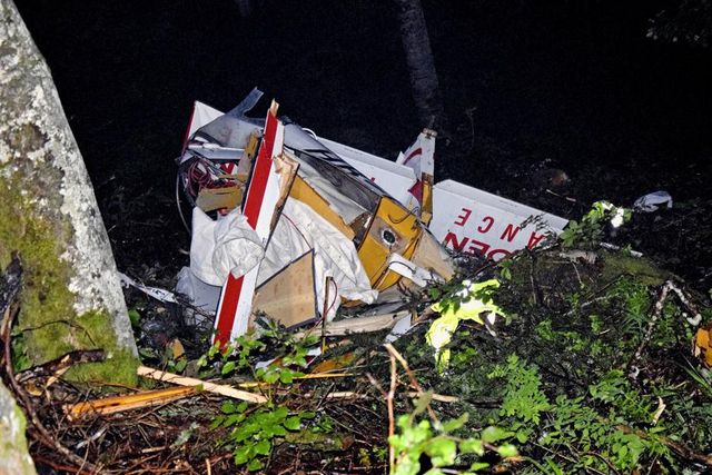 L'avion s'est écrasé sur la commune de Remoray-Boujeons, dans le Doubs (F).