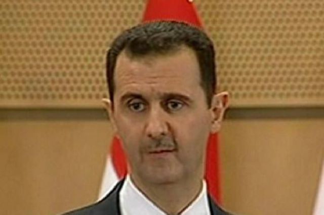 Spricht zu seinem Volk: Bashar Assad.