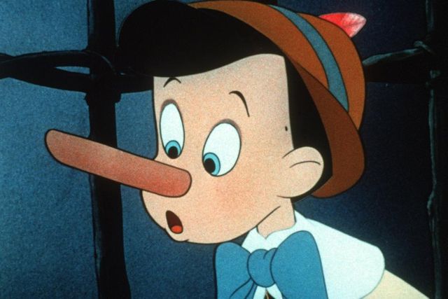Einer der berühmtesten Lügner der Literaturgeschichte: «Pinocchio»-Szene aus einem Zeichentrickfilm von Walt Disney.