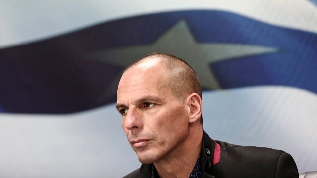 Griechenland hat 320 Milliarden Euro Schulden: Keine leichten Voraussetzungen für die Verhandlungen von Giannis Varoufakis, den neuen Finanzminister Griechenlands. Foto: Bloomberg