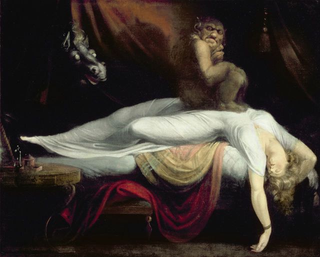 «Le cauchemar» de Füssli, 1782. Un point de départ. L’œuvre n’offrait en plus aucune référence littéraire… 