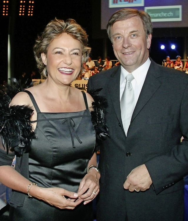 Da war die Welt noch in Ordnung: Franz A. Zölch mit seiner damaligen Gattin Elisabeth 2003 an einer Gala in Bern. Foto: RDB