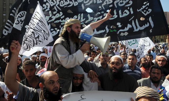 «Allah weiss sehr wohl, was Menschenrechte sind»: Demonstranten fordern in Kairo die Einführung der Scharia (9. November 2012). 