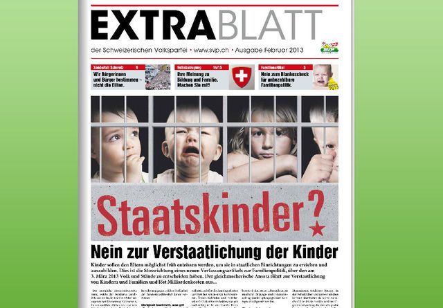 Keine Pflicht zur Wahrheit: Die SVP-Propagandapublikation «Extrablatt».