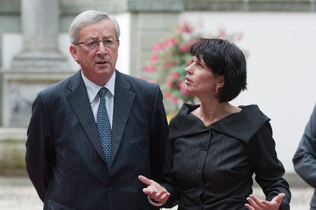 Wieder da. Während Doris Leuthards letztem Präsidialjahr 2010 war Jean-Claude Juncker auch schon zu Besuch.