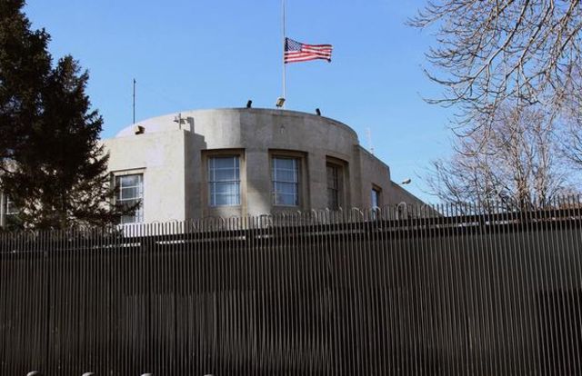 L'ambassade des Etats-Unis à Ankara est fermée lundi (Capture d'écran).
