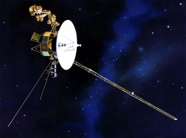 Une modélisation de la sonde Voyager de la Nasa. (Image - 2002)