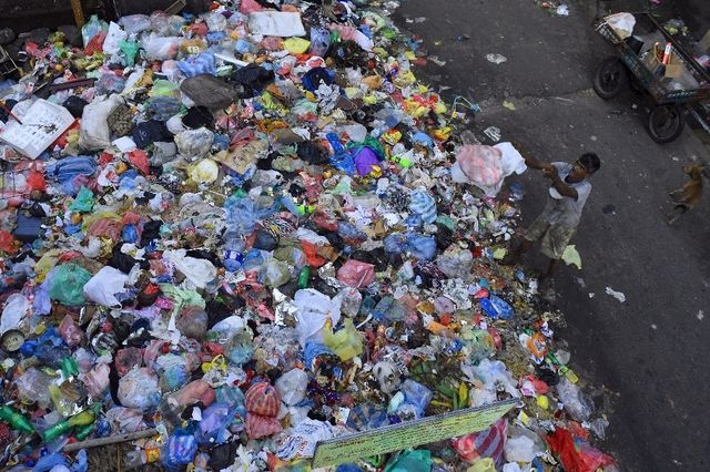 Des déchets en plastique au Sri Lanka. (Image d'illustration)