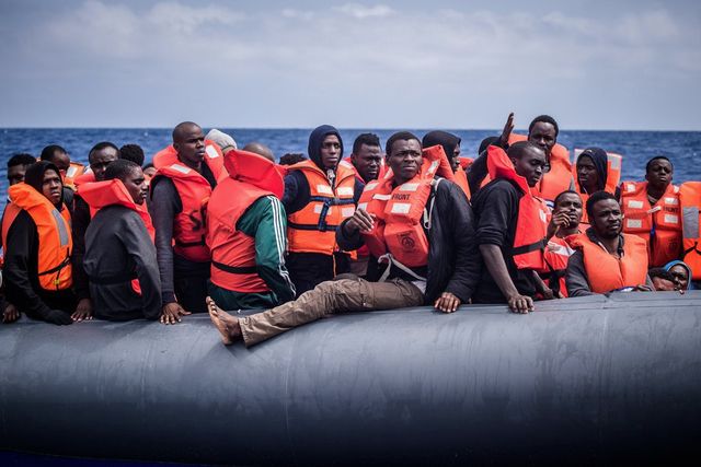 «Ausbreitung dramatischer Armut». Gerettete Flüchtlinge vom «Aquarius»-Schiff.